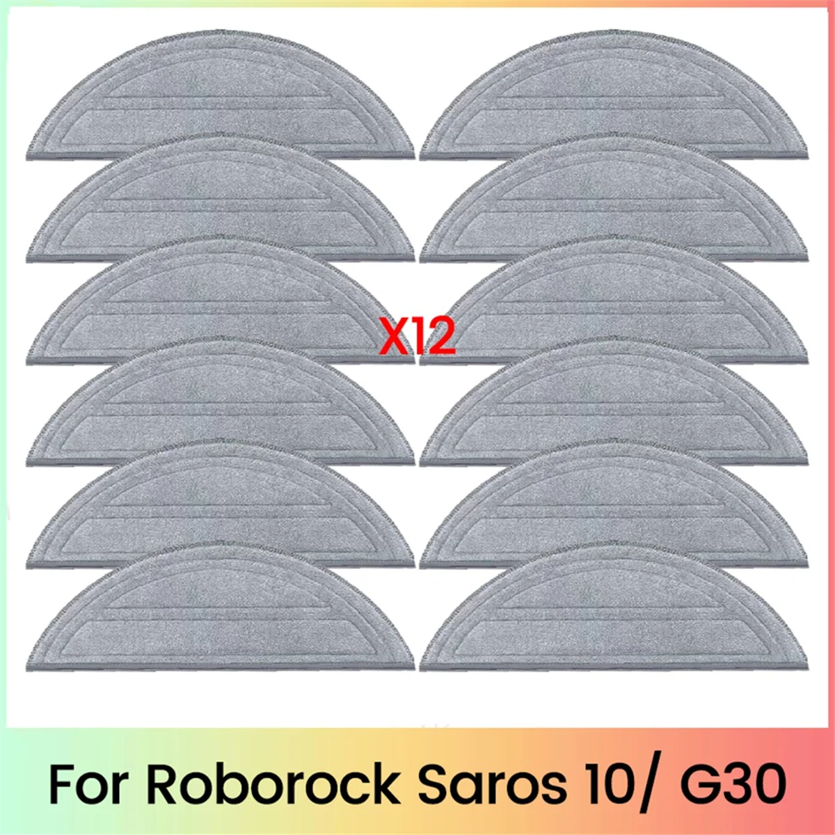 NEW Mop Pads Replacement for Roborock Saros 10 / G30 Robot Vacuum Cleaner Reusable Washable Mopping Cloth Accessories 12PCS
NEW Mop Pads Replacement for Roborock Saros 10 / G30 Robot Vacuum Cleaner Reusable Washable Mopping Cloth Accessories 12PCS