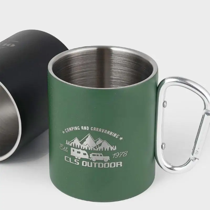 Y1UC Portable Metal Coffee Mug Compact Camping Drinkware Travel Cup With Handle for Outdoor Travel Camping Home Enduring
Y1UC Portable Metal Coffee Mug Compact Camping Drinkware Travel Cup With Handle for Outdoor Travel Camping Home Enduring