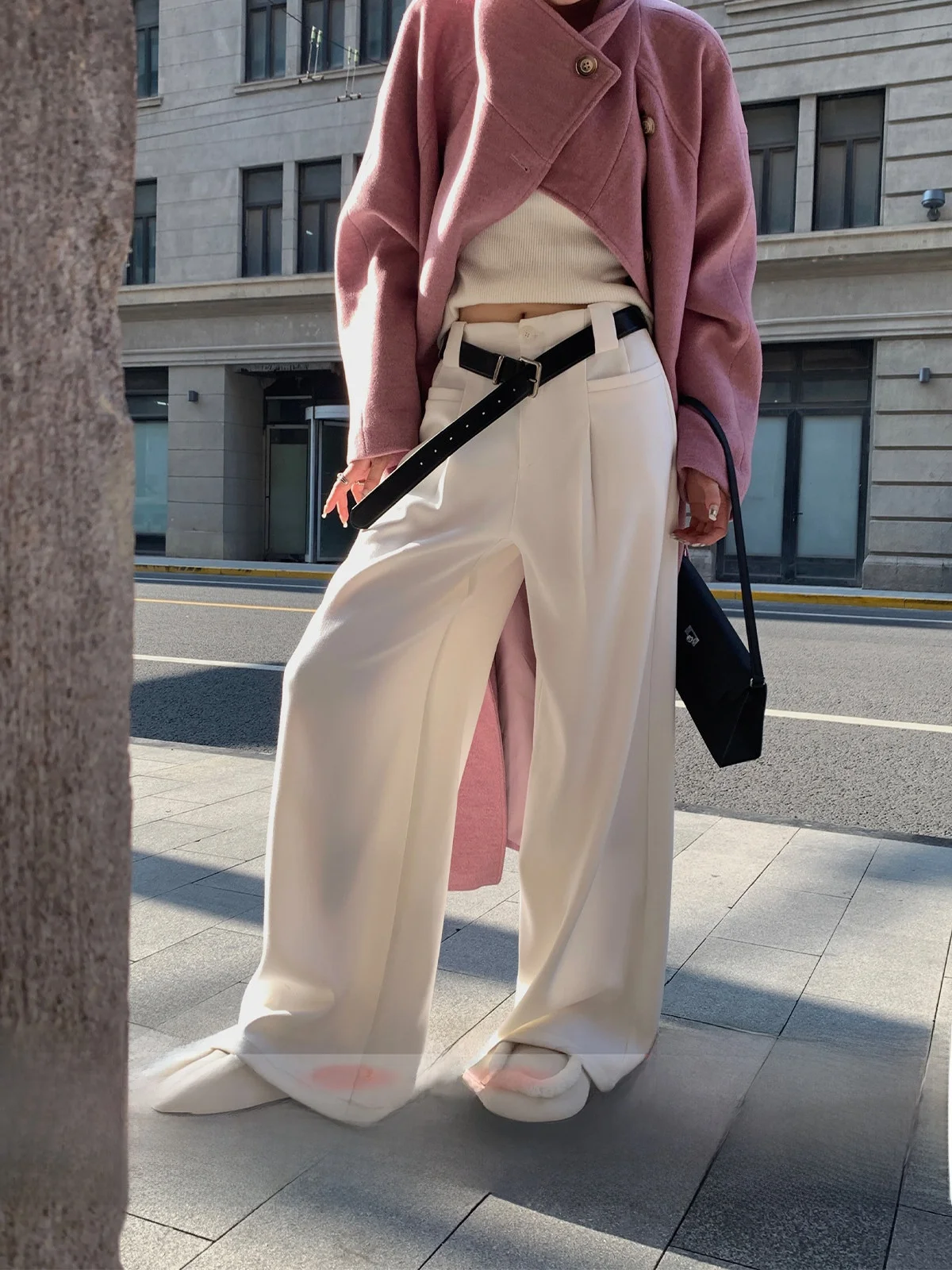 High Waist Casual Pants Women's Straight Leg Wide Leg Loose Slimming Long Pants Floor Length Pants Commute Style Pure Color
High Waist Casual Pants Women's Straight Leg Wide Leg Loose Slimming Long Pants Floor Length Pants Commute Style Pure Color