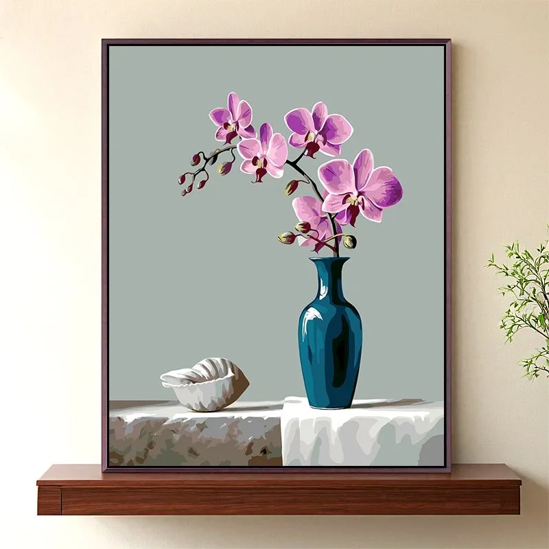 A6034 Orchid Elegance Oil Painting 
A6034 Orchid Elegance Oil Painting