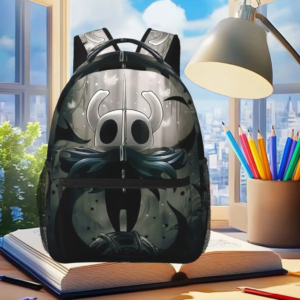 Ghost Knight Hollow Knight Game Backpack Student Boys Girls BookBag Kids School Bag Laptop Shoulder Bags for Men Women
Ghost Knight Hollow Knight Game Backpack Student Boys Girls BookBag Kids School Bag Laptop Shoulder Bags for Men Women