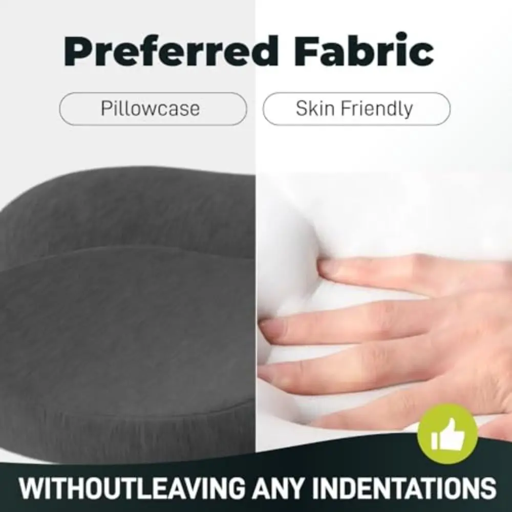 Ergonomic Neck Support Pillow Multi-Purpose Memory Foam Therapeutic Cushion Curved Design with Removable Cover Sleeping Pillow
Ergonomic Neck Support Pillow Multi-Purpose Memory Foam Therapeutic Cushion Curved Design with Removable Cover Sleeping Pillow