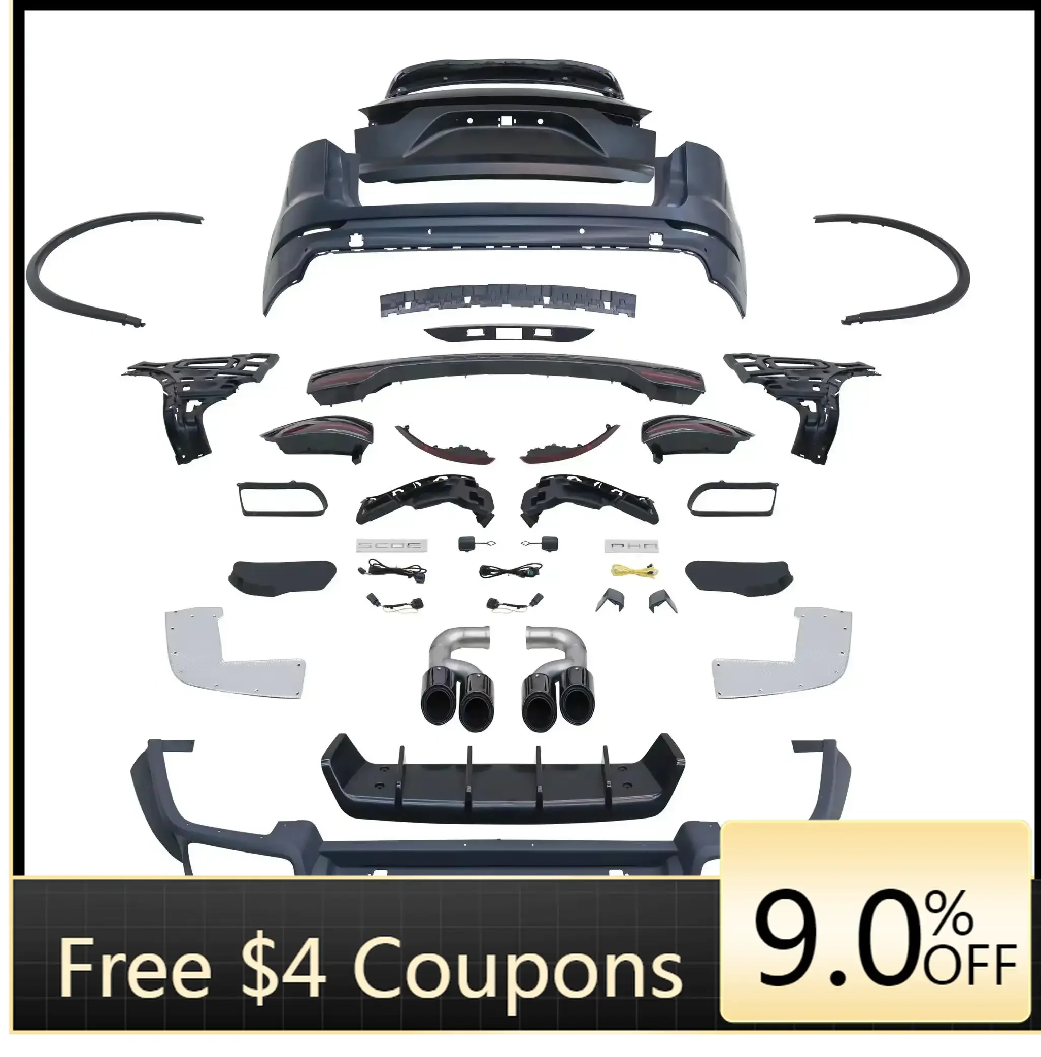BR Modification Club C-Luxury Car Body Kit For Car Modification For Cayenne 958.1 To The 9Y0 Version Front Face And Rear Back
BR Modification Club C-Luxury Car Body Kit For Car Modification For Cayenne 958.1 To The 9Y0 Version Front Face And Rear Back