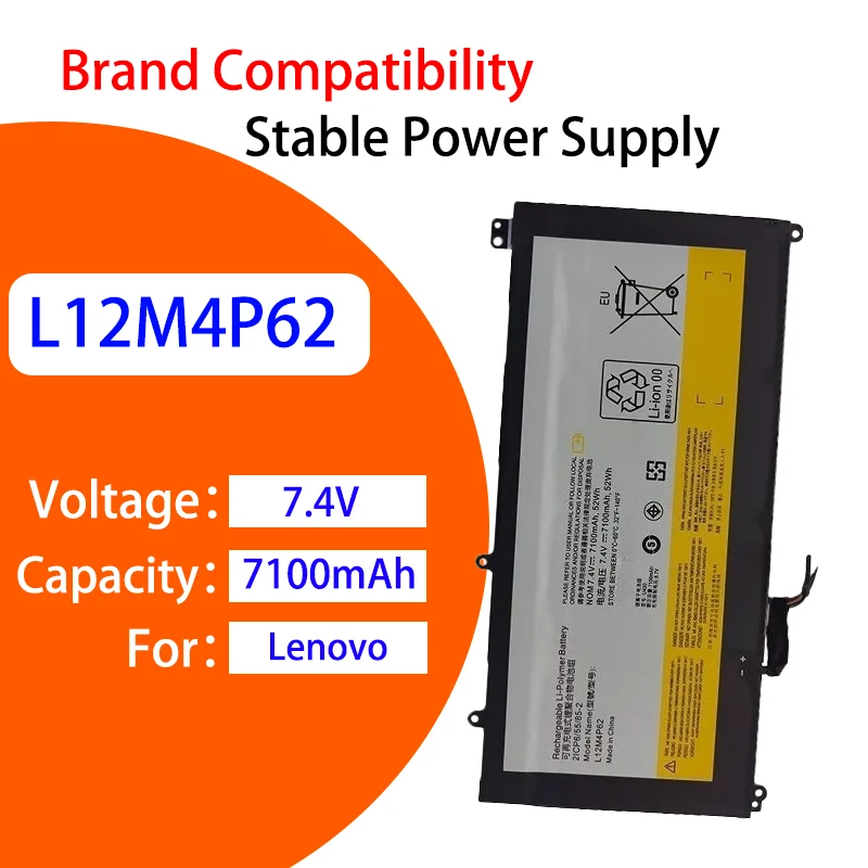 Высококачественная сменная аккумуляторная батарея для ноутбуков Lenovo L12M4P62 U430 U430T U430P U530 U530P, 7100 мАч, 7.4 В, литий-ионная, перезаряжаемая
Высококачественная сменная аккумуляторная батарея для ноутбуков Lenovo L12M4P62 U430 U430T U430P U530 U530P, 7100 мАч, 7.4 В, литий-ионная, перезаряжаемая