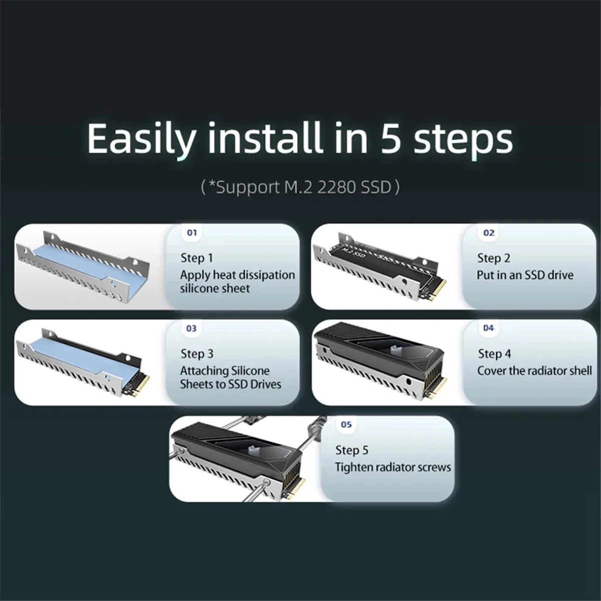 A05RP New RGB M.2 2280 SSD Heatsink M.2 Radiator 5V 3 Pin ARGB Solid State Drive Cooler Built-in Fan Hard Drive Heatsink A
A05RP New RGB M.2 2280 SSD Heatsink M.2 Radiator 5V 3 Pin ARGB Solid State Drive Cooler Built-in Fan Hard Drive Heatsink A