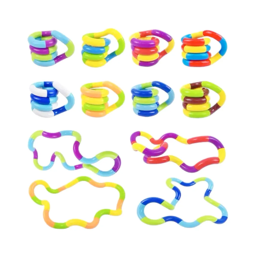 24pcs/Box Twist Puzzle Fidget Toy, Magic Snake Cube Creative Building Blocks, Educational Stress Relief ADHD Focus Training
24pcs/Box Twist Puzzle Fidget Toy, Magic Snake Cube Creative Building Blocks, Educational Stress Relief ADHD Focus Training
