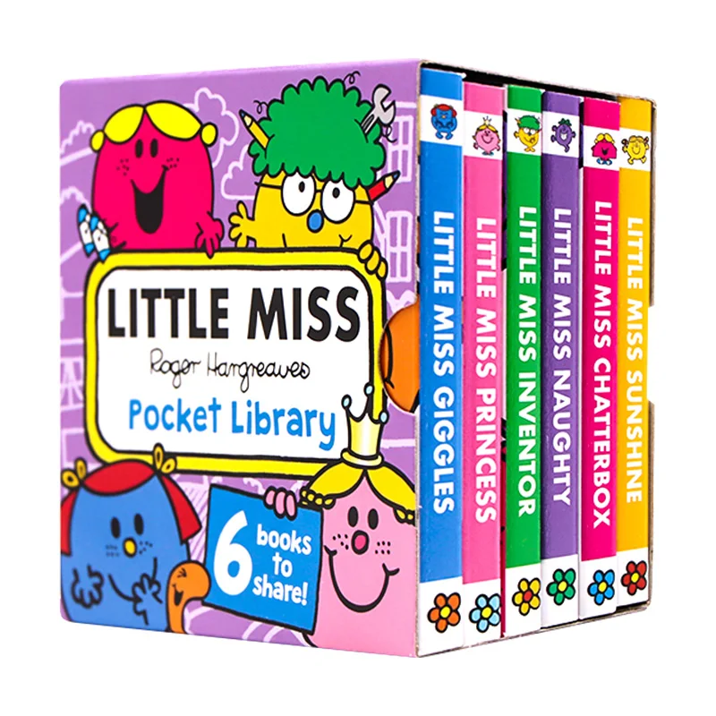6books/set/ Little Miss Pocket Library,Baby Children's books aged 1 2 3, English picture book, 9781405292528
6books/set/ Little Miss Pocket Library,Baby Children's books aged 1 2 3, English picture book, 9781405292528