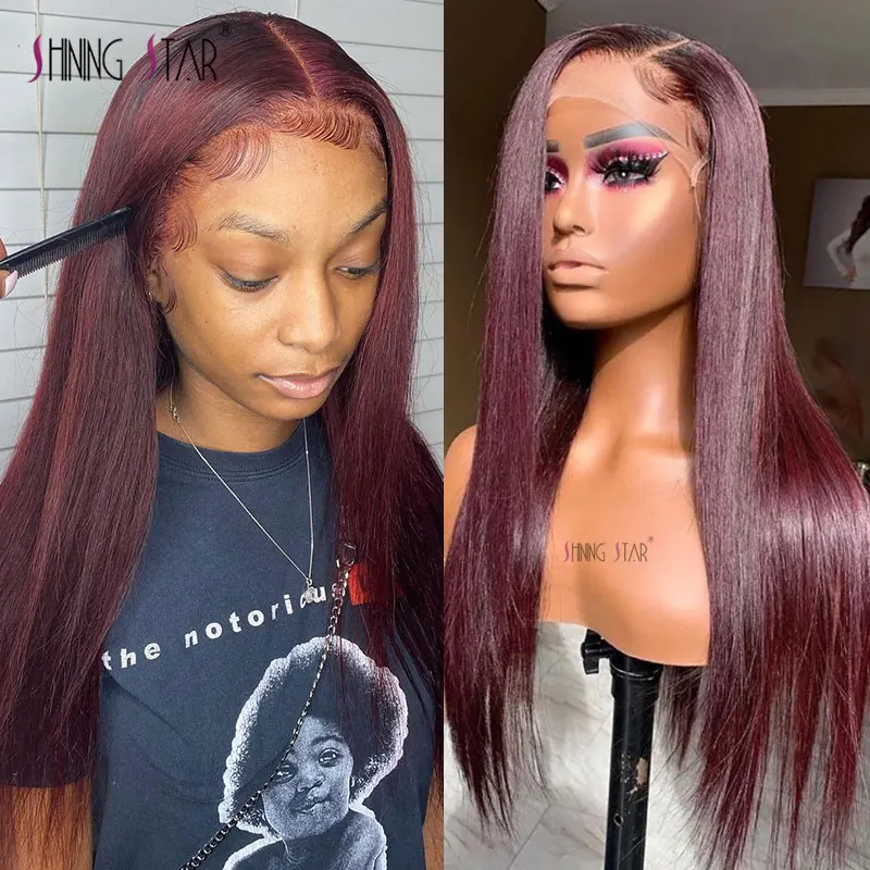 Burgundy Lace Front Wig 13X4 Hd Lace Frontal Wig For Women Red Colored Peruvian Straight Lace Front Human Hair Wigs Pre Plucked
Burgundy Lace Front Wig 13X4 Hd Lace Frontal Wig For Women Red Colored Peruvian Straight Lace Front Human Hair Wigs Pre Plucked