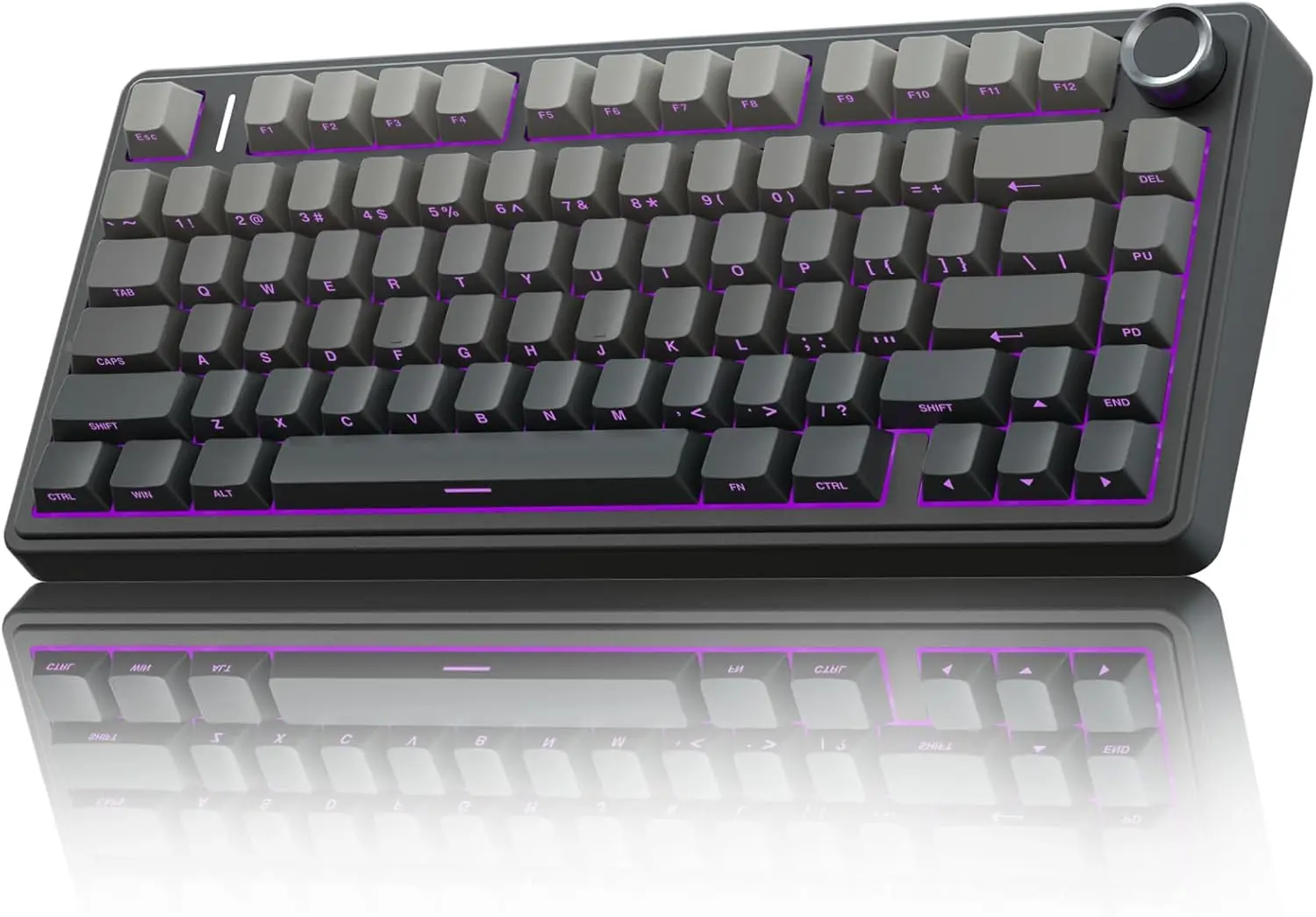 F75 Pro Wireless Mechanical Keyboard, 75% Hot-Swappable with RGB Backlit, Reaper Switches, PBT Keycaps, Tri-Mode Connection
F75 Pro Wireless Mechanical Keyboard, 75% Hot-Swappable with RGB Backlit, Reaper Switches, PBT Keycaps, Tri-Mode Connection