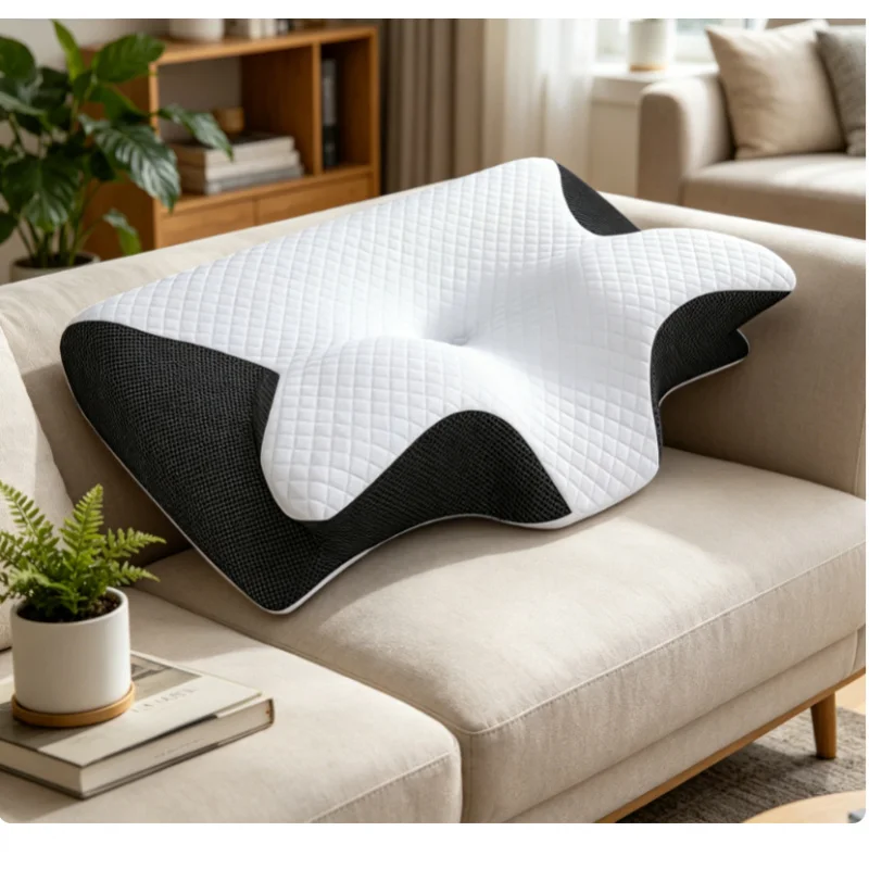 Comfort Butterfly Memory Foam Pillow Ergonomic Neck Support Pillow to Ease Neck Discomfort for All Sleep Positions
Comfort Butterfly Memory Foam Pillow Ergonomic Neck Support Pillow to Ease Neck Discomfort for All Sleep Positions