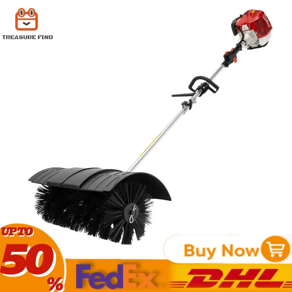 Hand-Push Sweeping Sweeper 22.8" 52cc 1.7KW / 2.3HP Outdoor Foldable Sweeper Red 1-Cylinder 2-Stroke for Home Street
Hand-Push Sweeping Sweeper 22.8" 52cc 1.7KW / 2.3HP Outdoor Foldable Sweeper Red 1-Cylinder 2-Stroke for Home Street