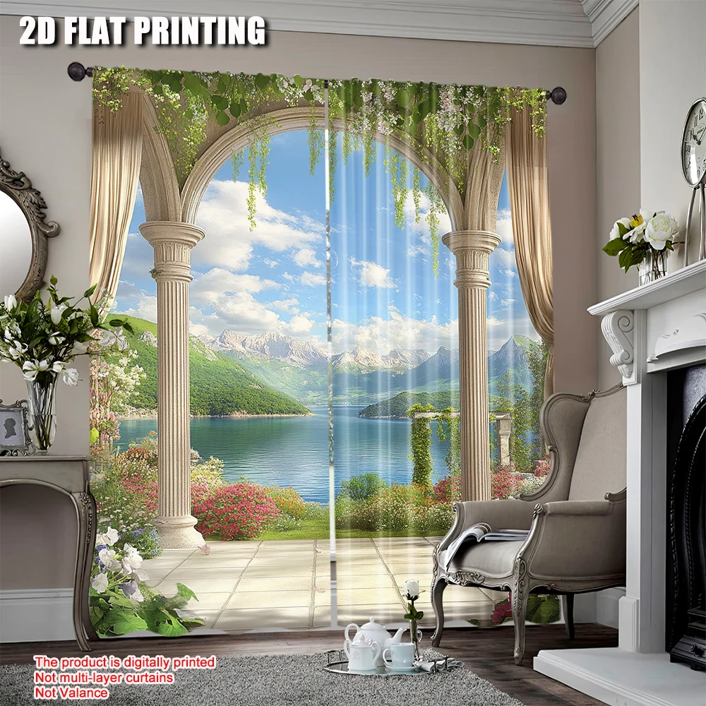 2PCs Italian cursor Old Stone Arch View The Sea Balcony Fresco Garden Plants For Bedroom Living Room And Dining Room
2PCs Italian cursor Old Stone Arch View The Sea Balcony Fresco Garden Plants For Bedroom Living Room And Dining Room