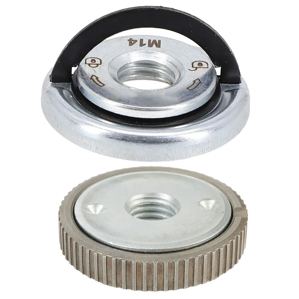 2Pcs M14 Thread Angle Grinder Self-Locking Pressing Plate Grinder Quick Release Flange Nut Power Chuck Tools
2Pcs M14 Thread Angle Grinder Self-Locking Pressing Plate Grinder Quick Release Flange Nut Power Chuck Tools