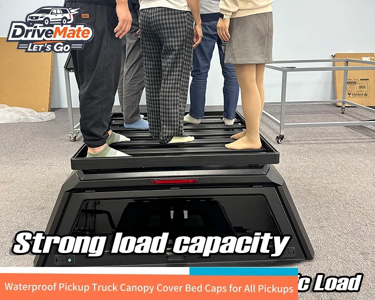 High Cover Waterproof Locking Aluminum Alloy Pickup Topper for Ram1500-Removable Adjustable Overland Truck Cap
High Cover Waterproof Locking Aluminum Alloy Pickup Topper for Ram1500-Removable Adjustable Overland Truck Cap