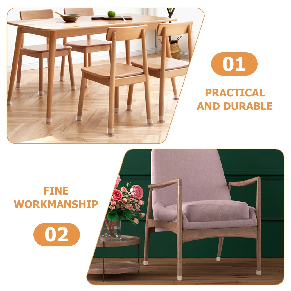 8Pcs Chair Leg Floor Protectors Table Feet Covers Durable Chair Leg Caps for Home Indoor Living Room Furniture Scratch 
8Pcs Chair Leg Floor Protectors Table Feet Covers Durable Chair Leg Caps for Home Indoor Living Room Furniture Scratch