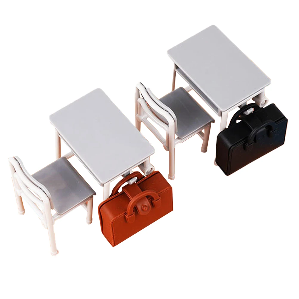 Desk School Bag Model Dollhouse Accessories Mini Furniture Computer Table Backpack
Desk School Bag Model Dollhouse Accessories Mini Furniture Computer Table Backpack