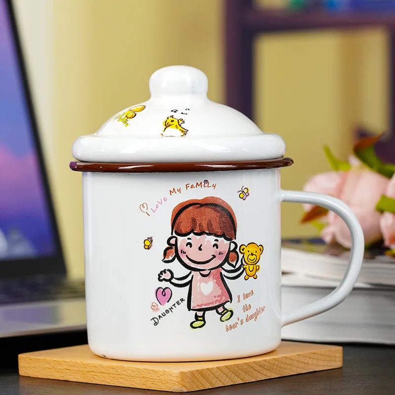 Creative Parents and children Home Enamel Cup Coffee Milk Tea Cups Ins Korean Style Oatmeal Breakfast Mug Drinkware Kitchen Mugs
Creative Parents and children Home Enamel Cup Coffee Milk Tea Cups Ins Korean Style Oatmeal Breakfast Mug Drinkware Kitchen Mugs