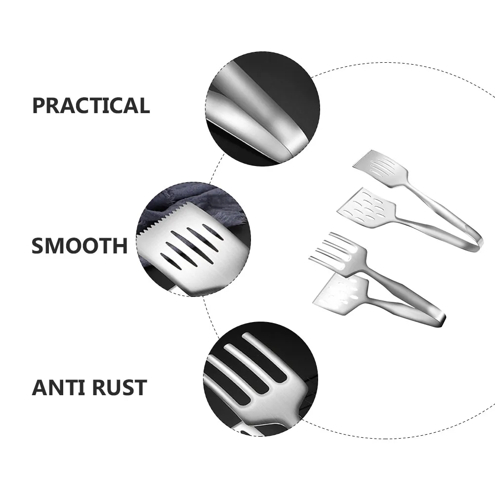 Stainless Steel Steak Tong Food Clamp 2 Pc Long H Kitchen Gadget Fish Tongs Grilled Eggs Anti Rust Corrosion Easy Clean
Stainless Steel Steak Tong Food Clamp 2 Pc Long H Kitchen Gadget Fish Tongs Grilled Eggs Anti Rust Corrosion Easy Clean