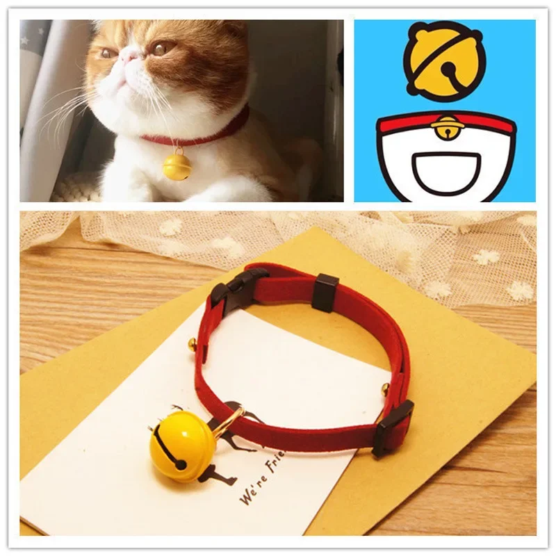 Pet Collar Cartoon Cute Bell Pet Adjustable Collar Bite Resistant Decoration Cat and Dog Supplies
Pet Collar Cartoon Cute Bell Pet Adjustable Collar Bite Resistant Decoration Cat and Dog Supplies