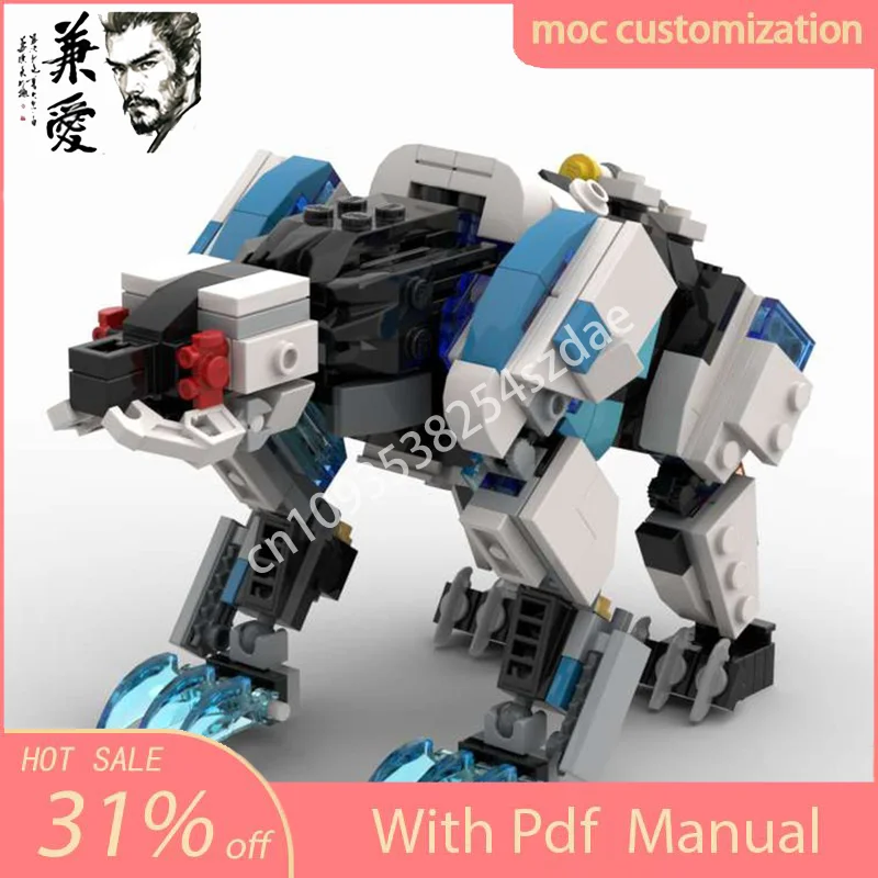 397 шт. MOC Frostclaw из Horizon Forbidden West, креативный дизайн, строительные блоки для роботов, райские строительные блоки, подарок на день рождения
397 шт. MOC Frostclaw из Horizon Forbidden West, креативный дизайн, строительные блоки для роботов, райские строительные блоки, подарок на день рождения