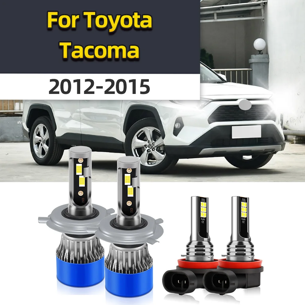 Комбинированные светодиодные лампы 4 шт. для Toyota Tacoma 2012 2013 2014 2015 Автомобильные фары Plug&Play 110 Вт 20000LM Фара H4 + H11 Автоматические противотуманные фары
Комбинированные светодиодные лампы 4 шт. для Toyota Tacoma 2012 2013 2014 2015 Автомобильные фары Plug&Play 110 Вт 20000LM Фара H4 + H11 Автоматические противотуманные фары