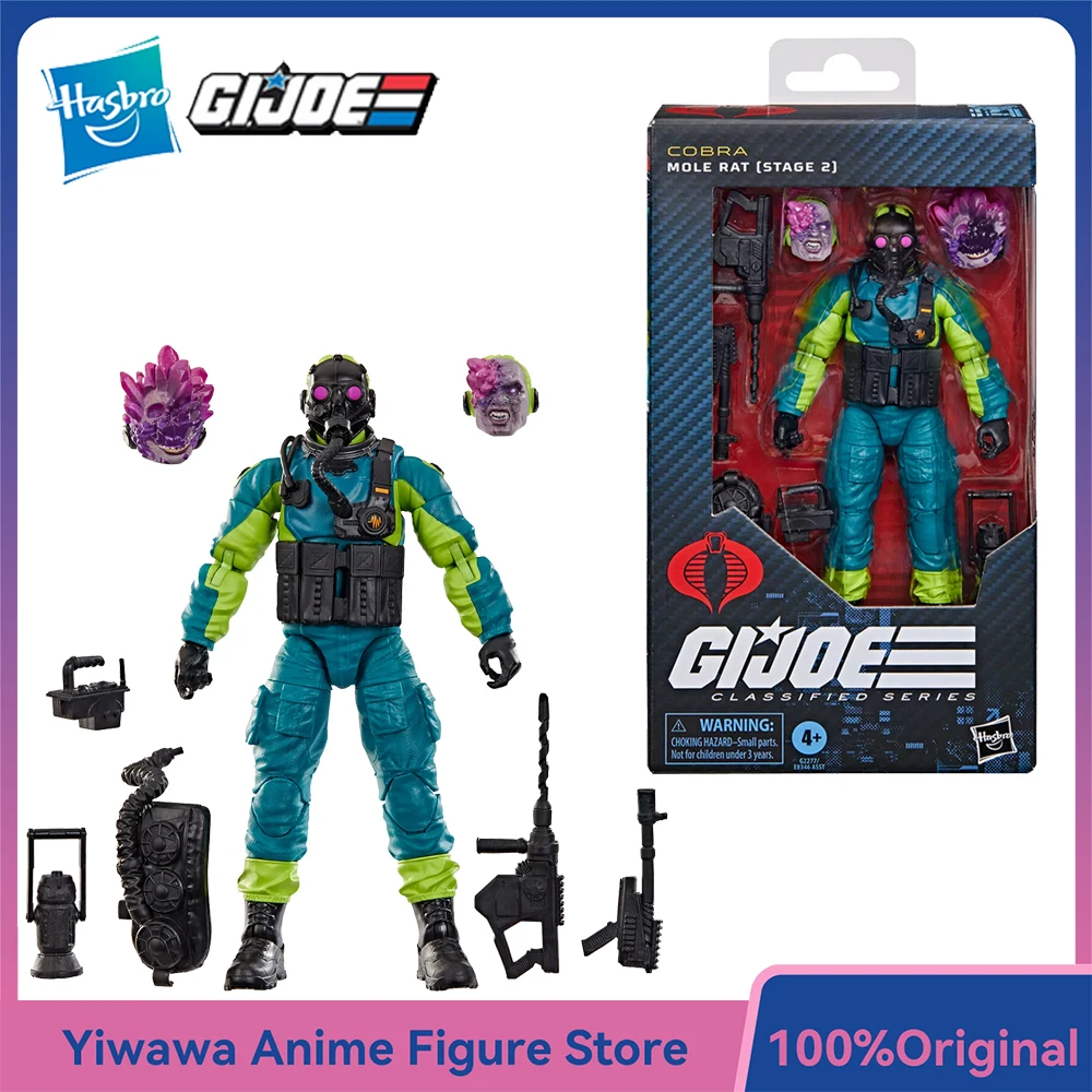 Original NEW Hasbro G.I. Joe Classified Series #190 Mole Rat (Stage 2) Nice Collectible 6-Inch Anime Action Figure Model Toys
Original NEW Hasbro G.I. Joe Classified Series #190 Mole Rat (Stage 2) Nice Collectible 6-Inch Anime Action Figure Model Toys