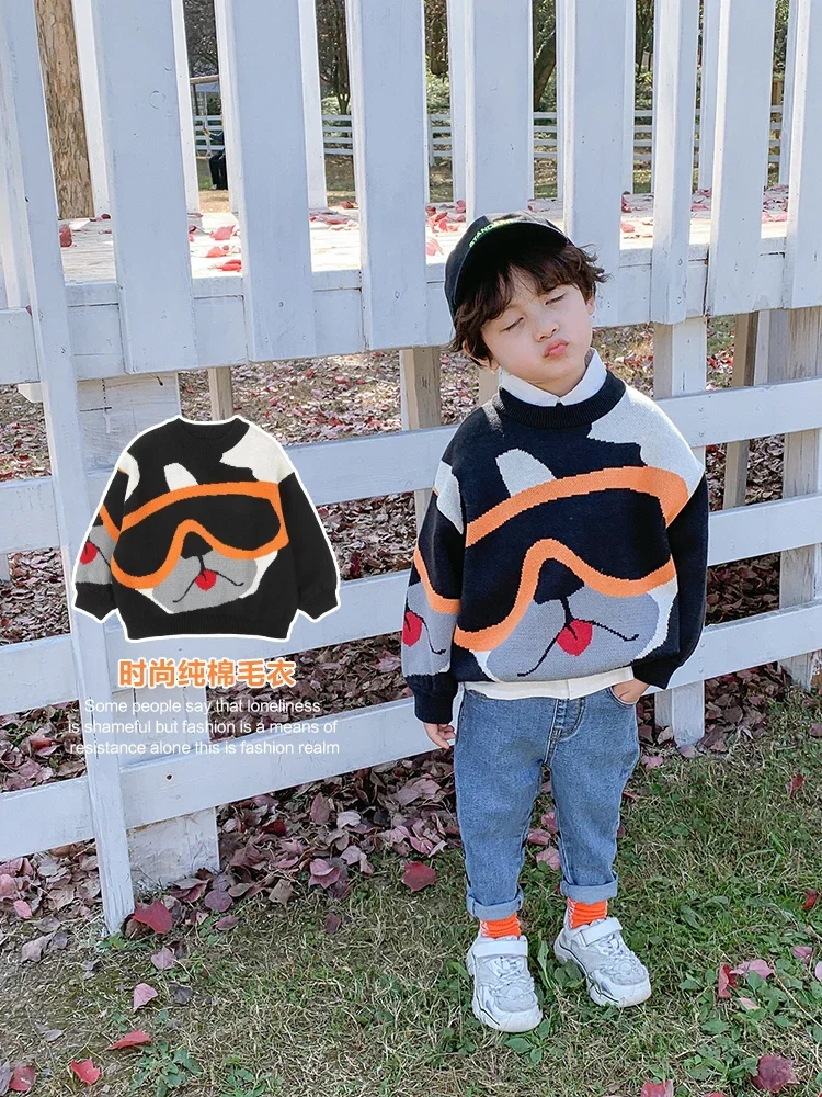 Boys Cartoon Women's Sweaters Children New Spring Children Western Style Tide Sweater Baby Autumn Sweater
Boys Cartoon Women's Sweaters Children New Spring Children Western Style Tide Sweater Baby Autumn Sweater