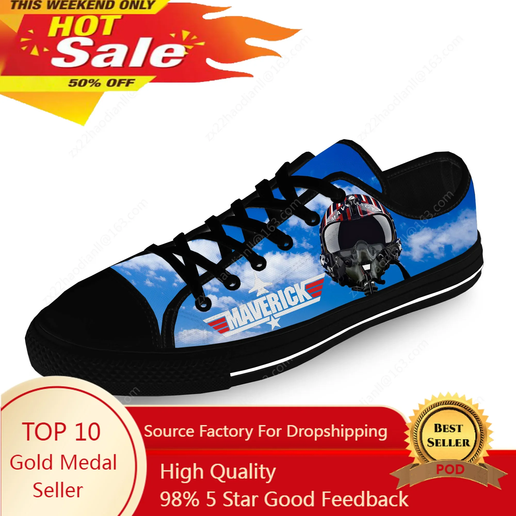 Top Gun Maverick Low Top Sneakers Mens Womens Teenager Casual Shoes Canvas Running Shoes 3D Print Breathable Lightweight shoe
Top Gun Maverick Low Top Sneakers Mens Womens Teenager Casual Shoes Canvas Running Shoes 3D Print Breathable Lightweight shoe