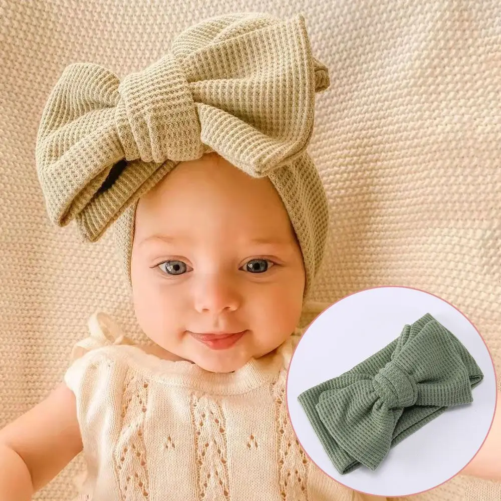 18 Colors Waffle Fabric Elastic Baby Headwrap Bowknot Turban Baby Headband Big Bow Hairband Girl Headwear
18 Colors Waffle Fabric Elastic Baby Headwrap Bowknot Turban Baby Headband Big Bow Hairband Girl Headwear