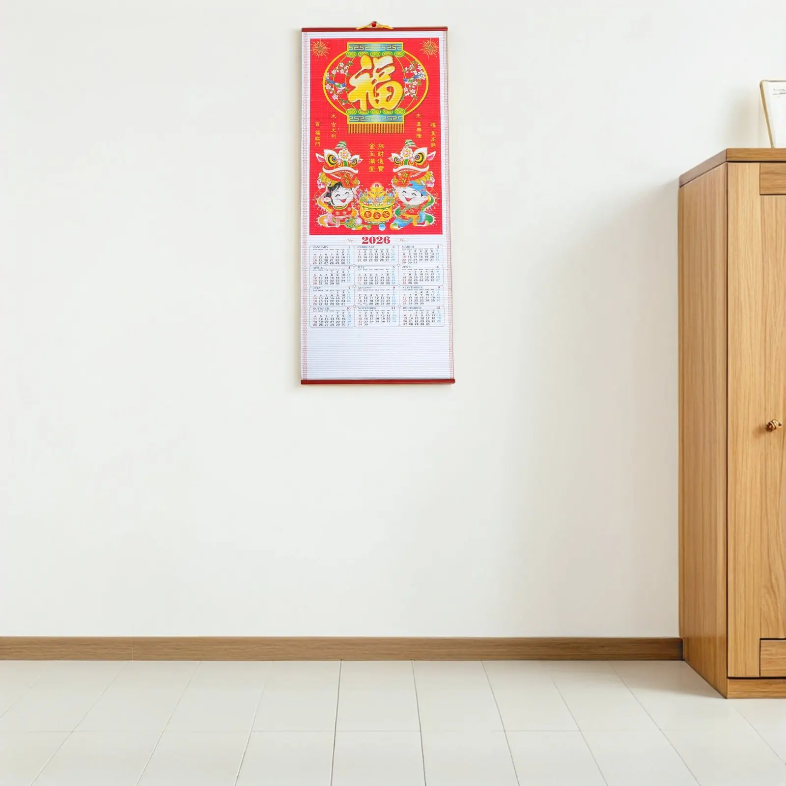 2026 Lunar Year Horse Calendar Chinese Hanging Scroll Wall Art Traditional Design Rattan Inspired Feng Shui Good Luck Decor
2026 Lunar Year Horse Calendar Chinese Hanging Scroll Wall Art Traditional Design Rattan Inspired Feng Shui Good Luck Decor