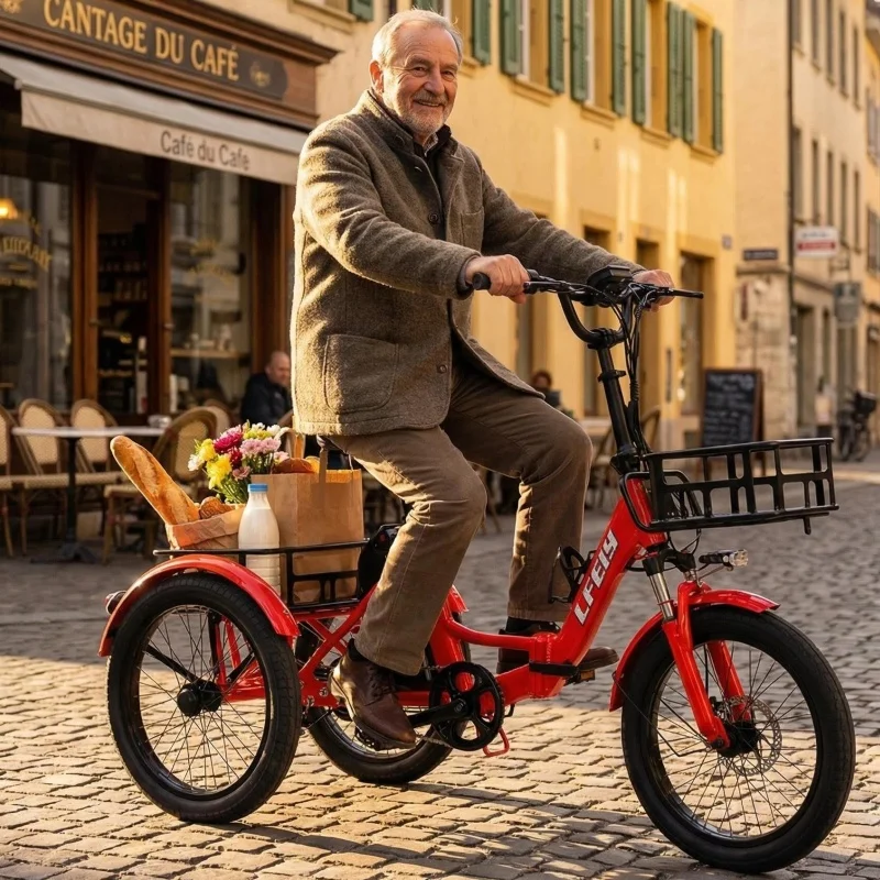 Family Electric Bicycle For Men Folding High Quality Mountain With Basket Mini Cargo Electric Tricycle Foldable For Adults
Family Electric Bicycle For Men Folding High Quality Mountain With Basket Mini Cargo Electric Tricycle Foldable For Adults