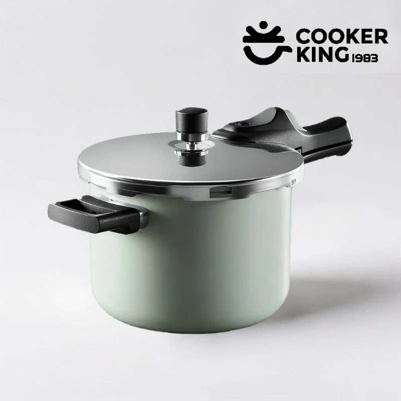 COOKER KING 22cm Pressure Cooker 304 Stainless Steel Efficient Stewed Soup Pot Multi-Cooker Essential Cooking Pot for Home
COOKER KING 22cm Pressure Cooker 304 Stainless Steel Efficient Stewed Soup Pot Multi-Cooker Essential Cooking Pot for Home