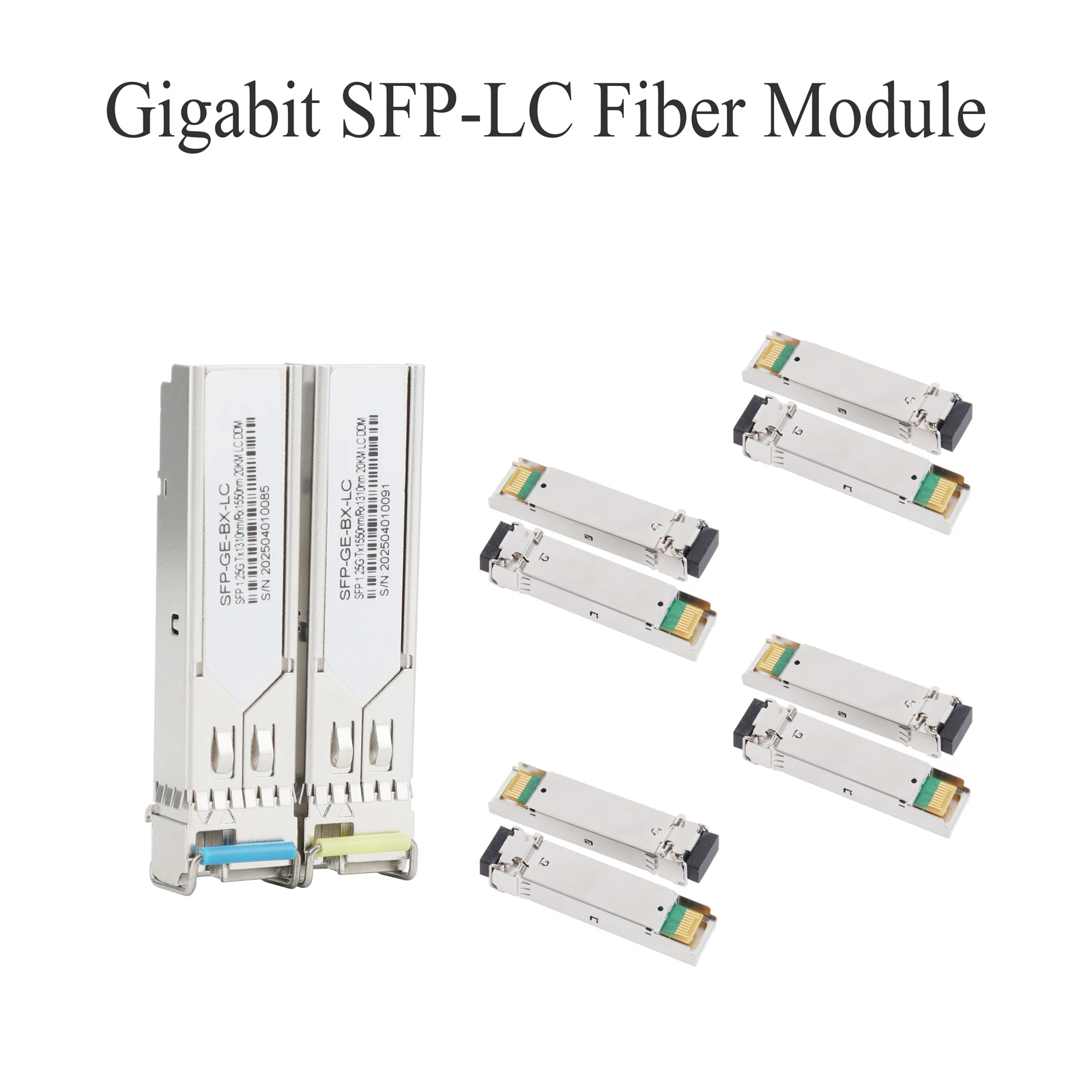 5 Pairs 1.25G Gigabit SFP Fiber Optic Module Single Mode Single Fiber LC 1310/1550nm A+B End For Cisco Mikrotik Ethernet Switch
5 Pairs 1.25G Gigabit SFP Fiber Optic Module Single Mode Single Fiber LC 1310/1550nm A+B End For Cisco Mikrotik Ethernet Switch