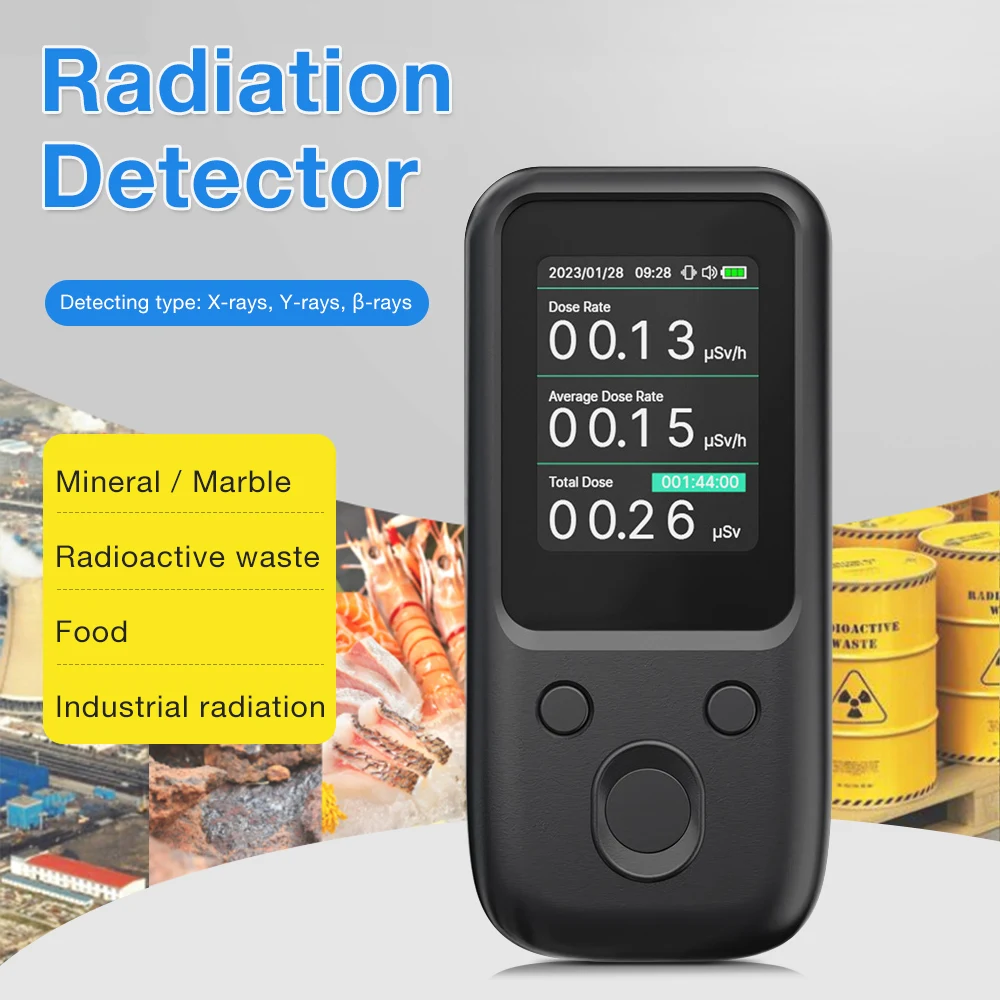 0.00~10000μSv/h Nuclear Radiation Detector Geiger Counter With TFT Display And Smart Alert Beta Gamma X-Ray Radiation Monitor
0.00~10000μSv/h Nuclear Radiation Detector Geiger Counter With TFT Display And Smart Alert Beta Gamma X-Ray Radiation Monitor