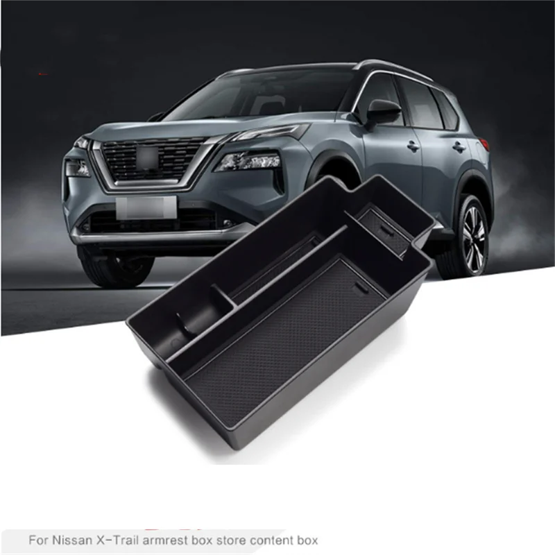 Для Nissan X-TRAIL 2021, аксессуары для интерьера, центральный контейнер для хранения, поддон, подлокотник, контейнер, крышка ABS 
Для Nissan X-TRAIL 2021, аксессуары для интерьера, центральный контейнер для хранения, поддон, подлокотник, контейнер, крышка ABS