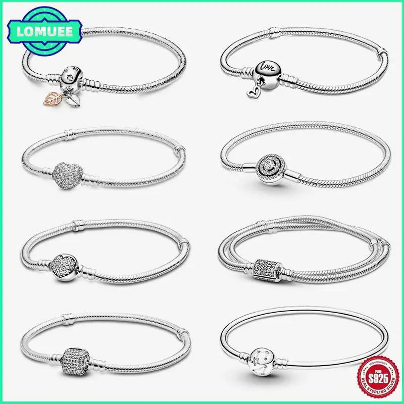 Hot Sale Heart Zircon Snake Chain Charm Beads Bracelet Women 925 Silver Original Pendant Bead DIY Jewelry Fine Festival Gift
Hot Sale Heart Zircon Snake Chain Charm Beads Bracelet Women 925 Silver Original Pendant Bead DIY Jewelry Fine Festival Gift