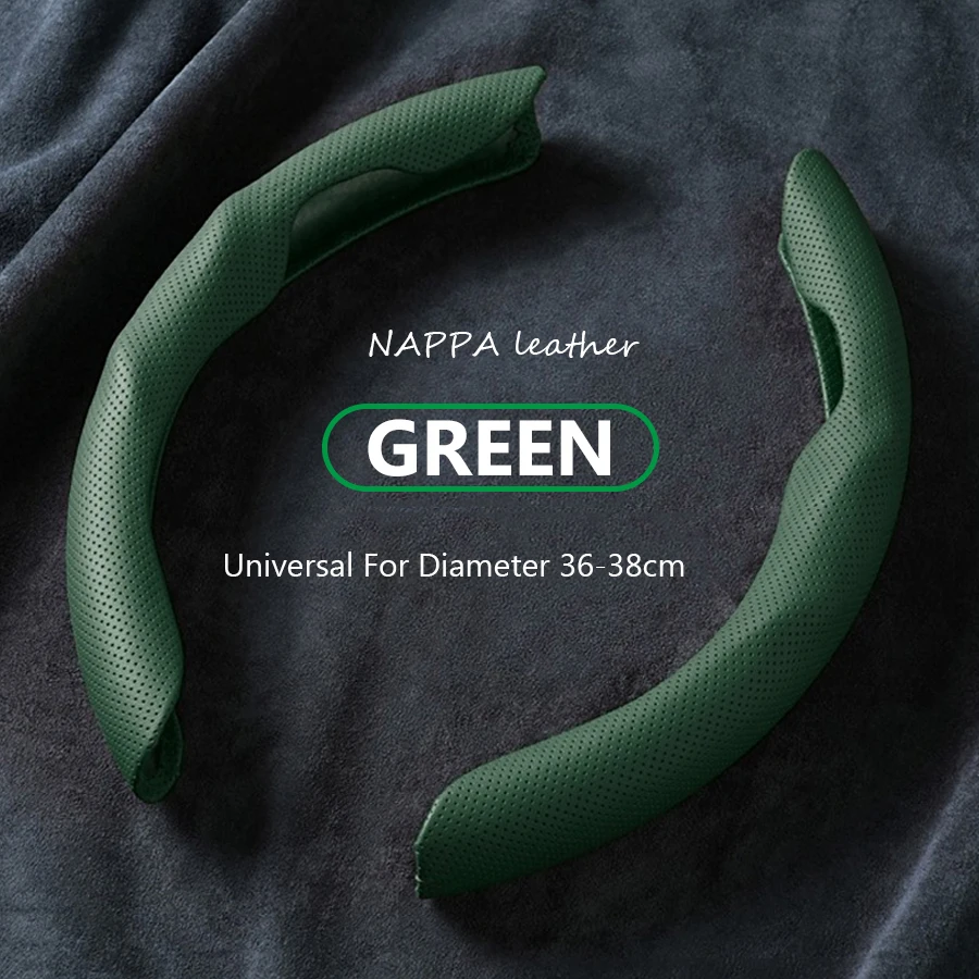 NAPPA Car Steering Wheel Cover Breathable Leather Non-slip Booster Cover For Audi A1 A3 8P 8L A4 A5 B6 B7 A6 A7 C5 C6 4F Q3 Q5
NAPPA Car Steering Wheel Cover Breathable Leather Non-slip Booster Cover For Audi A1 A3 8P 8L A4 A5 B6 B7 A6 A7 C5 C6 4F Q3 Q5