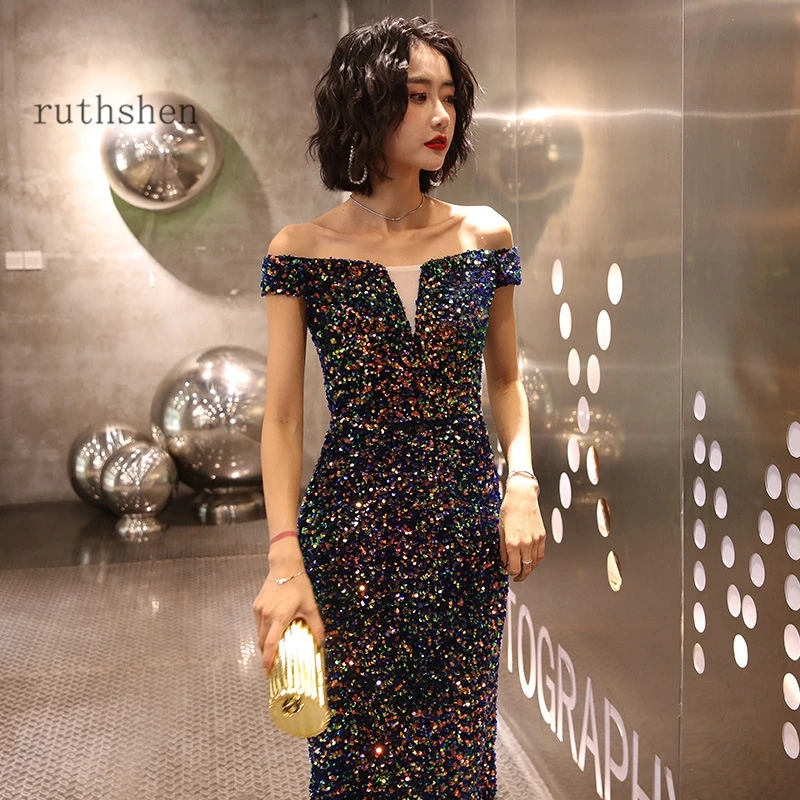 2023 Sequined Party Long Formal Dresses Mermaid Evening Dress Ladies Solid Sexy Robes Elegant Formal Gowns
2023 Sequined Party Long Formal Dresses Mermaid Evening Dress Ladies Solid Sexy Robes Elegant Formal Gowns