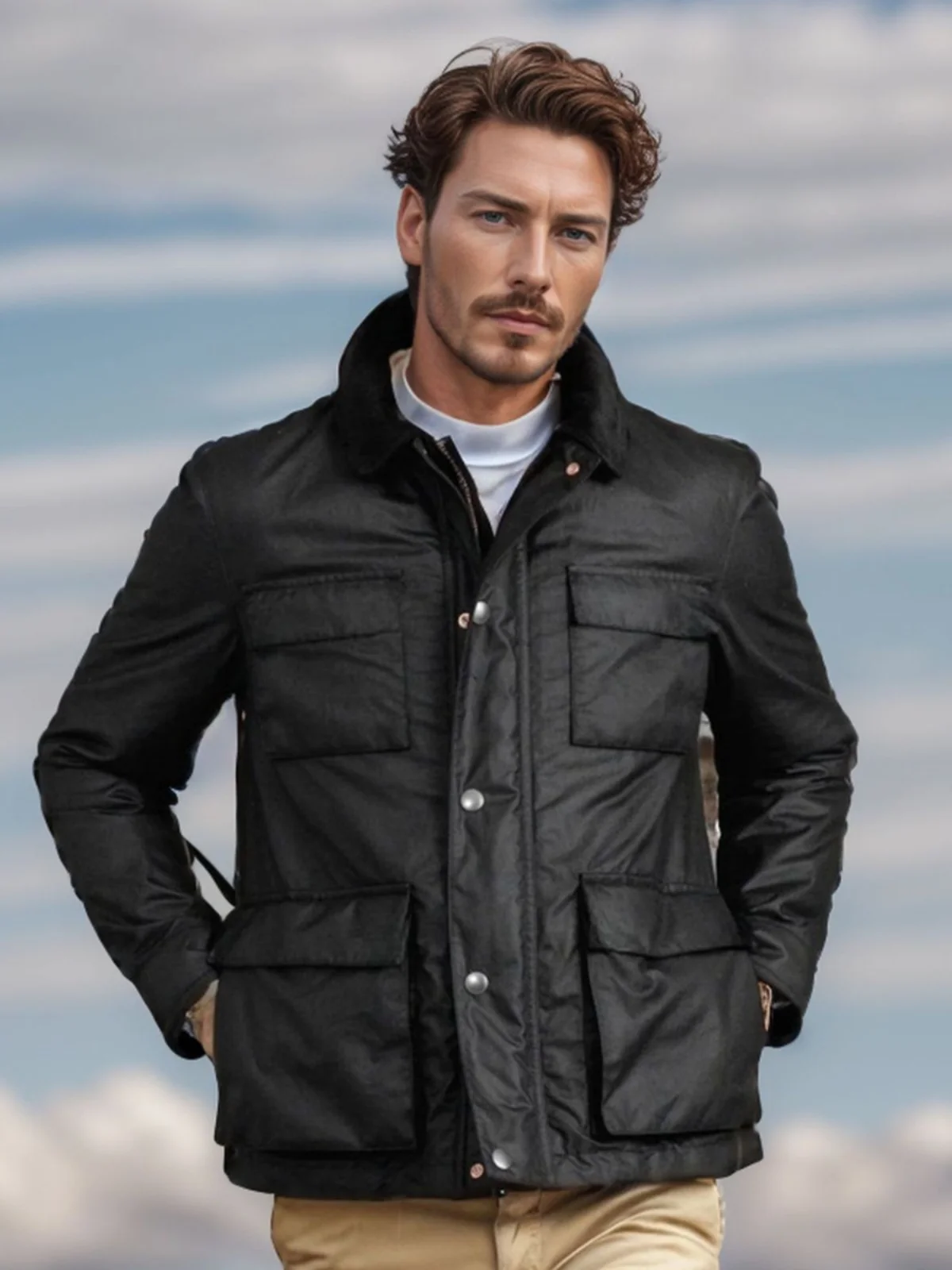 Мужская модная куртка American Sle на молнии, демисезонная, свободного кроя, с длинными рукавами, из полиэстера
Мужская модная куртка American Sle на молнии, демисезонная, свободного кроя, с длинными рукавами, из полиэстера