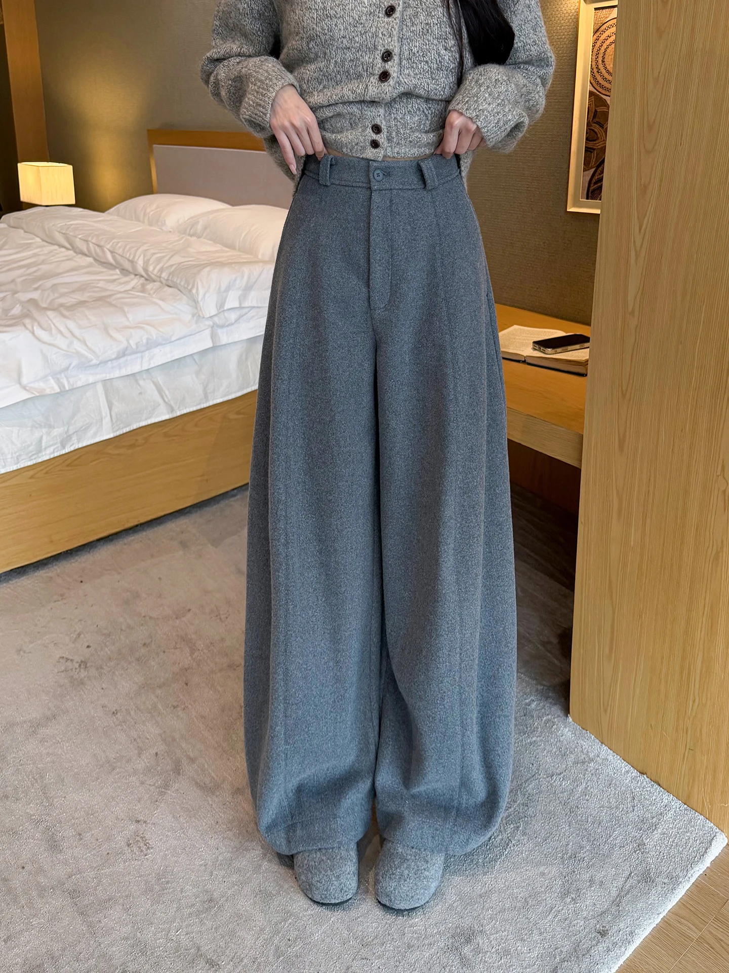 Yanyan Winter Thickened Casual Pants Women's Small Size Wide Leg Long Pants Versatile Loose Fit Straight Leg Cotton Pants
Yanyan Winter Thickened Casual Pants Women's Small Size Wide Leg Long Pants Versatile Loose Fit Straight Leg Cotton Pants