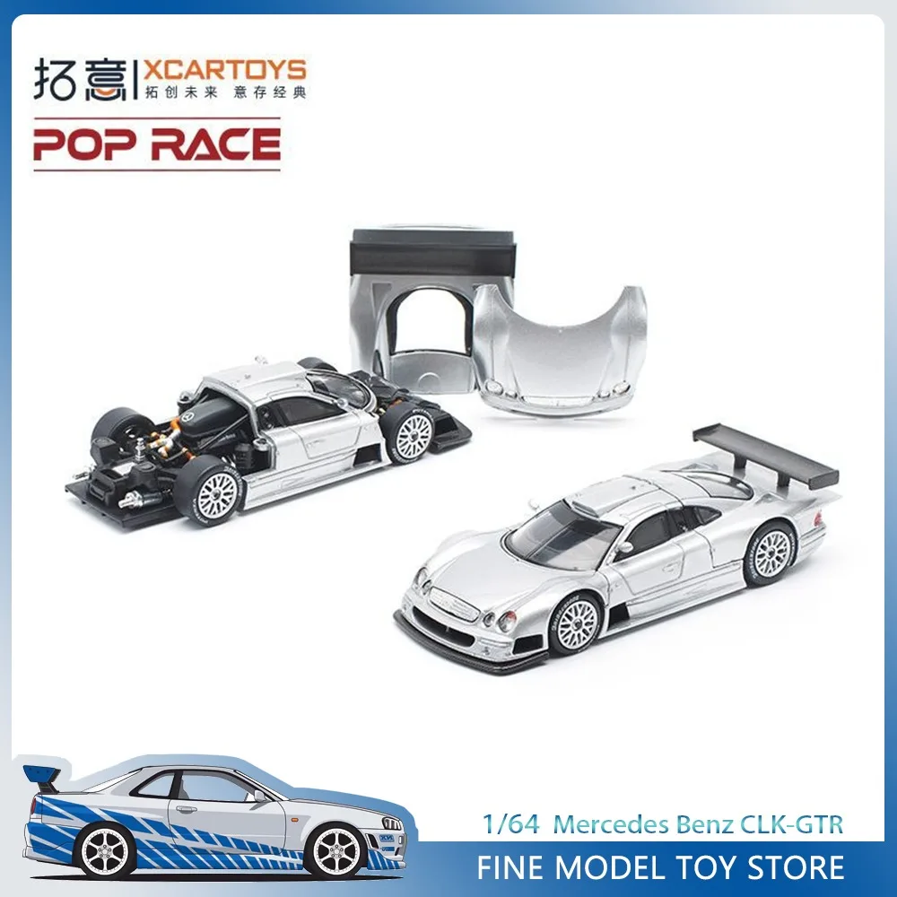 POP RACE 1:64 Mercedes-Benz CLK-GTR D2 1997 FIA GT Silver Alloy Premium Diecast Car Model Vehicle Collectible
POP RACE 1:64 Mercedes-Benz CLK-GTR D2 1997 FIA GT Silver Alloy Premium Diecast Car Model Vehicle Collectible