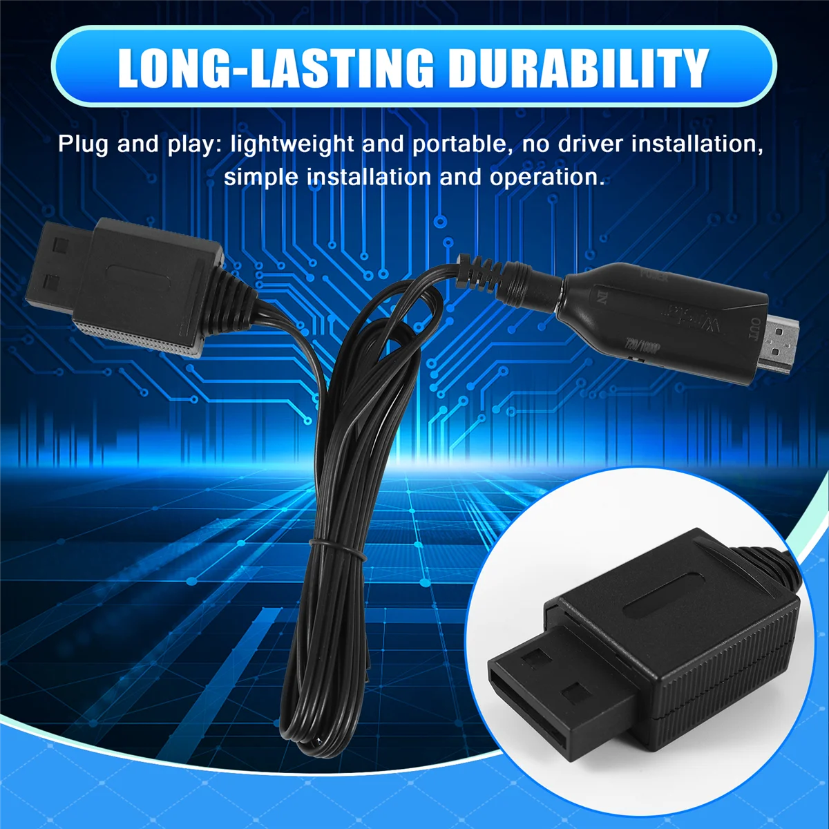 Эффективный кабель-переходник, совместимый с WIISTAR WII в HDMI, Wii 2, HDMI-для HDTV
Эффективный кабель-переходник, совместимый с WIISTAR WII в HDMI, Wii 2, HDMI-для HDTV