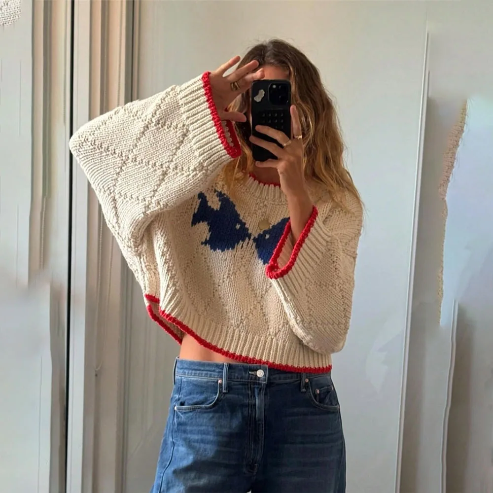 Fashion Long Sleeve Y2k Sweater For Woman Winter 2025 Casual Fall Loose Turtleneck Knitted Crop Tops Pullovers Sweaters
Fashion Long Sleeve Y2k Sweater For Woman Winter 2025 Casual Fall Loose Turtleneck Knitted Crop Tops Pullovers Sweaters