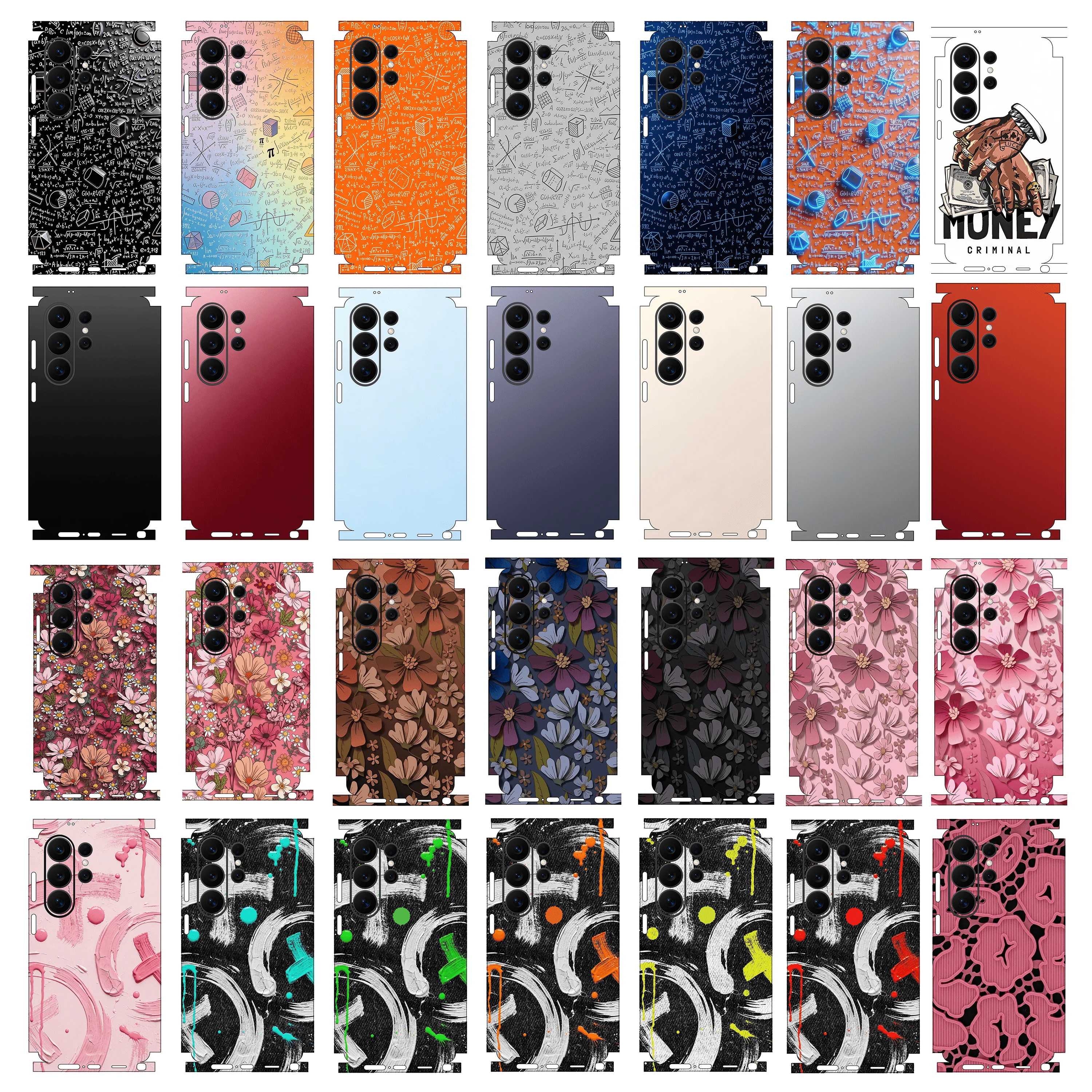 OSCAR Color Decal Skin for Samsung S24 S26 S25 Ultra Back Cover Wrap Rear Screen Protector Anti-scratch Durable Sticker
OSCAR Color Decal Skin for Samsung S24 S26 S25 Ultra Back Cover Wrap Rear Screen Protector Anti-scratch Durable Sticker