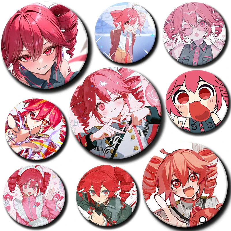 Virtual Singer Kasane Teto Soft Button Pins Cute Cartoon Girl Badge Round Brooch on Backpack Accessories Jewelry Gift for Friend
Virtual Singer Kasane Teto Soft Button Pins Cute Cartoon Girl Badge Round Brooch on Backpack Accessories Jewelry Gift for Friend
