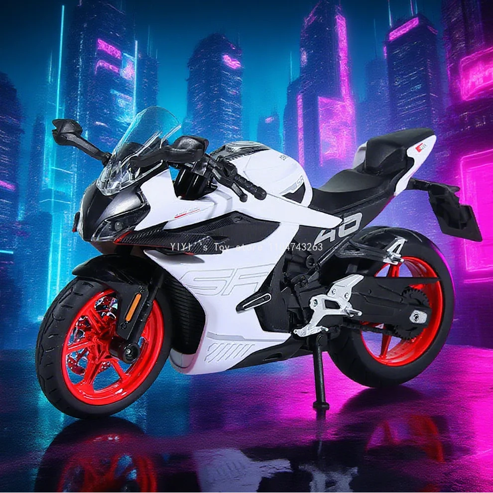 1:12 CFMOTO 450SR RACE REPLICA Alloy Metal Diecat Model Motorcycle Sound & Light High Simulation Collection Ornaments 25A30
1:12 CFMOTO 450SR RACE REPLICA Alloy Metal Diecat Model Motorcycle Sound & Light High Simulation Collection Ornaments 25A30