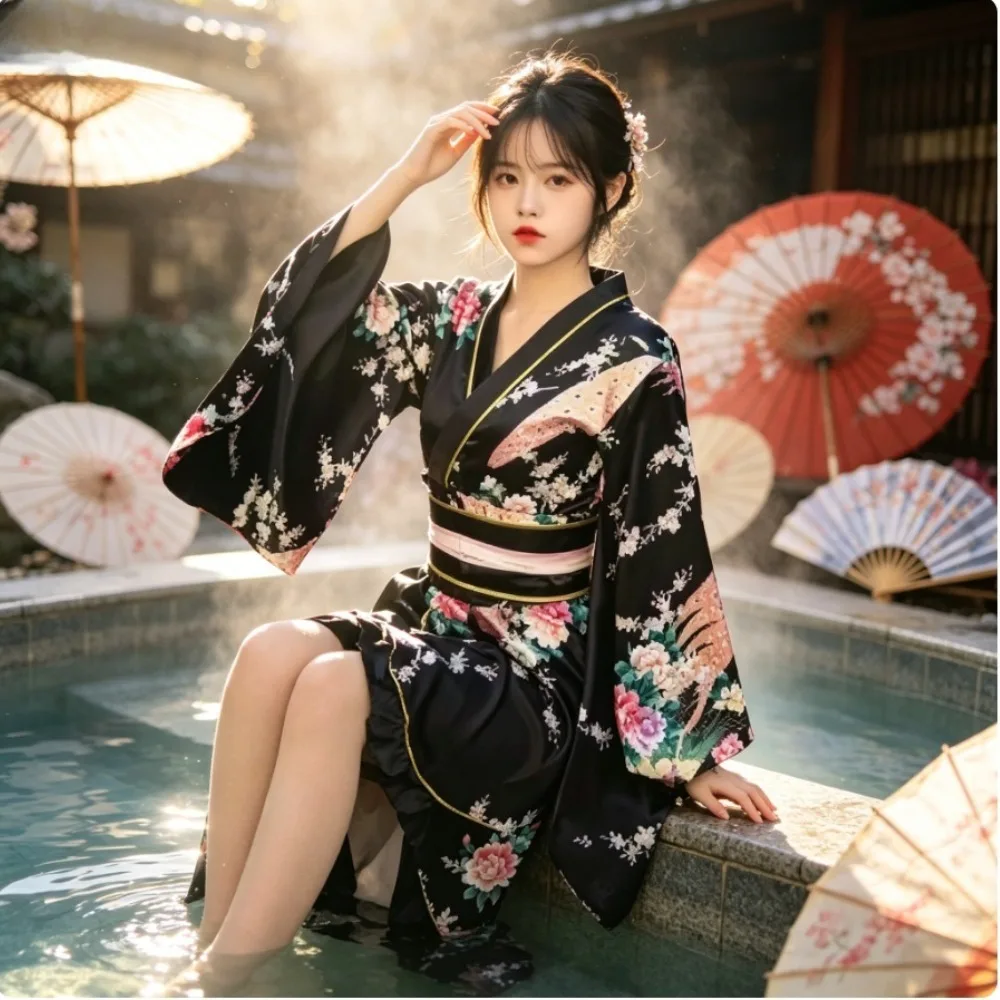 Women Red Formal Kimono Yukata, Classic Japanese Traditional Garment, Ideal for Daily Wear, Photoshoot & Cosplay Performance
Women Red Formal Kimono Yukata, Classic Japanese Traditional Garment, Ideal for Daily Wear, Photoshoot & Cosplay Performance