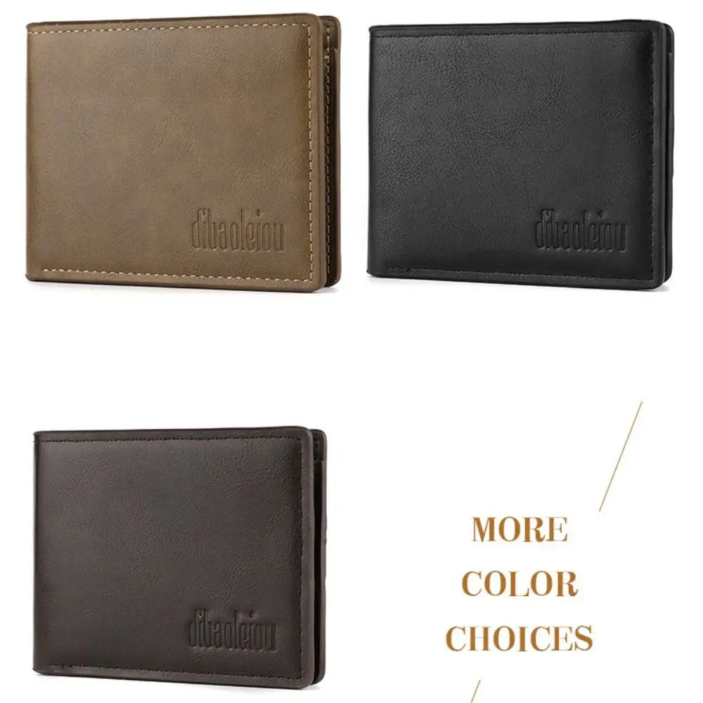Minimalist PU Leather RFID Men's Wallet Ultra Thin Black Brown Coffee Retro Coin Purse Soft Slim Wallet Credit Card
Minimalist PU Leather RFID Men's Wallet Ultra Thin Black Brown Coffee Retro Coin Purse Soft Slim Wallet Credit Card