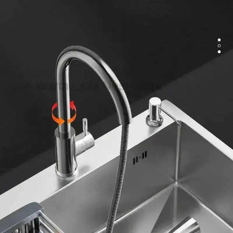 Washing for Brushed Vegetable Modern Sink Metal Thickened Double Hole Kitchen Sinks Creative Household Kitchen Sink for Balcony
Washing for Brushed Vegetable Modern Sink Metal Thickened Double Hole Kitchen Sinks Creative Household Kitchen Sink for Balcony