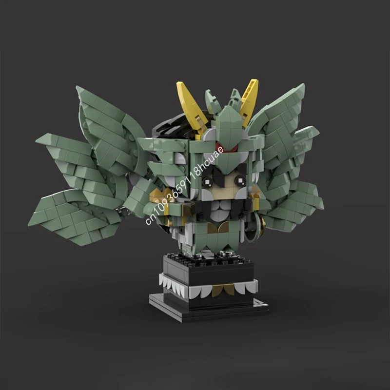 663 шт. MOC Shiryu «Goder Cloth» Brickheadz Строительные блоки Рождественский подарок для любителей коллекционеров с высокими деталями для винтажной модели 
663 шт. MOC Shiryu «Goder Cloth» Brickheadz Строительные блоки Рождественский подарок для любителей коллекционеров с высокими деталями для винтажной модели